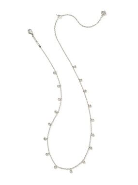 NWT Kendra Scott Amelia Silver Chain Necklace